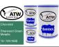 Preview: Chevrolet, Sherwood Green Metallic, 19 / WA166B: 500ml Lackdose + 500ml Klarlack + 250ml Härter - Set, von ATW Autoteile West.